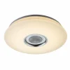 Plafonnier Globo Nicole LED Blanc, 2 lumières, Télécommandes, Changeur de couleurs