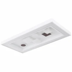 Plafonnier Globo RABEA LED Blanc, 1 lumière, Télécommandes