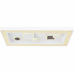 Plafonnier Globo RABEA LED Blanc, 1 lumière, Télécommandes