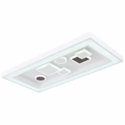 Plafonnier Globo RABEA LED Blanc, 1 lumière, Télécommandes