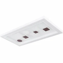 Plafonnier Globo RABEA LED Blanc, 1 lumière, Télécommandes