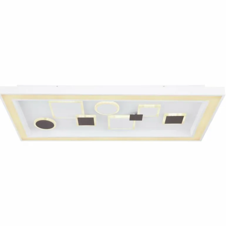 Plafonnier Globo RABEA LED Blanc, 1 lumière, Télécommandes