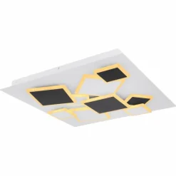 Plafonnier Globo RABEA LED Blanc, 1 lumière, Télécommandes