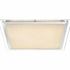 Plafonnier Globo Rena LED Blanc, 1 lumière, Télécommandes