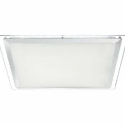 Plafonnier Globo Rena LED Blanc, 1 lumière, Télécommandes