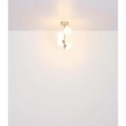 Plafonnier Globo RIHA LED Nickel mat, 4 lumières