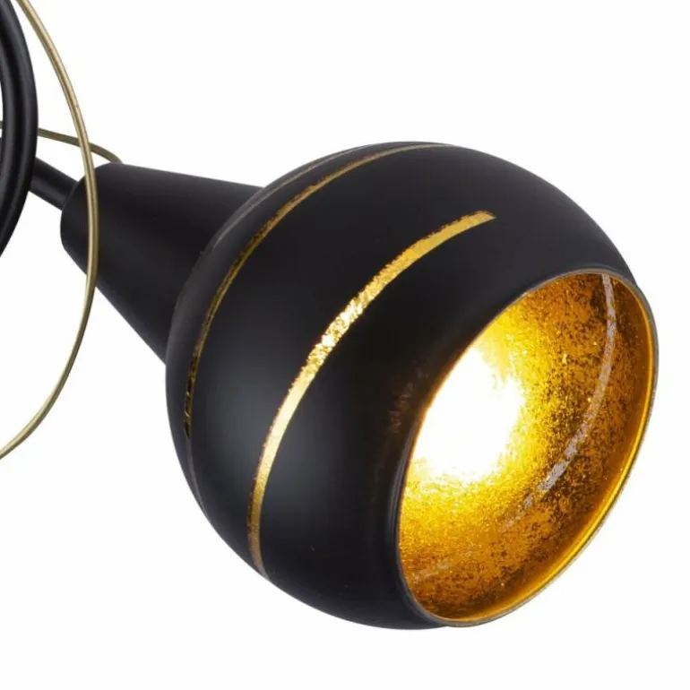 Plafonnier Globo RITA Noir, 3 lumières
