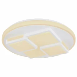 Plafonnier Globo RODERICK LED Blanc, 1 lumière, Télécommandes