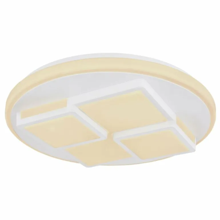 Plafonnier Globo RODERICK LED Blanc, 1 lumière, Télécommandes