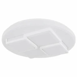 Plafonnier Globo RODERICK LED Blanc, 1 lumière, Télécommandes