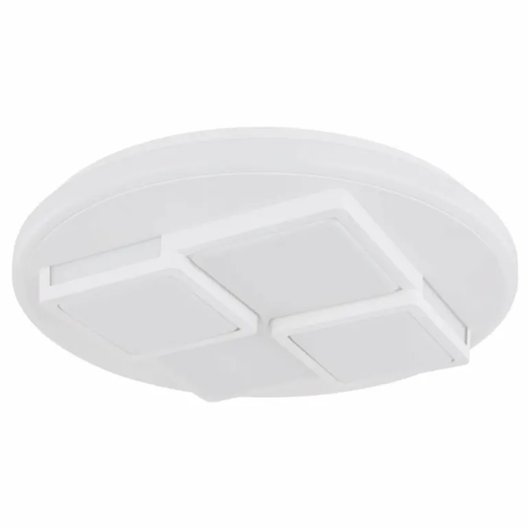 Plafonnier Globo RODERICK LED Blanc, 1 lumière, Télécommandes