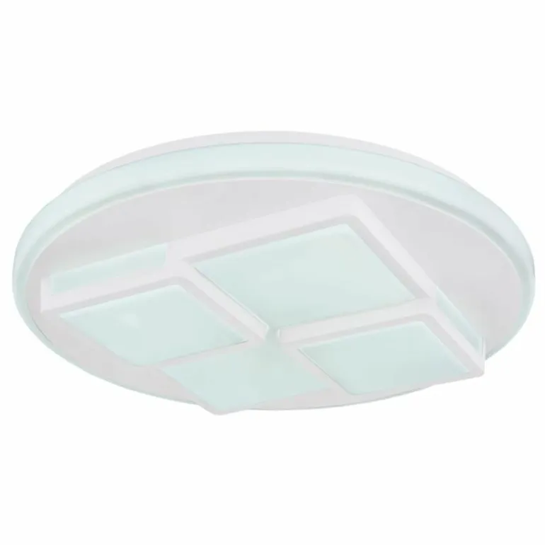 Plafonnier Globo RODERICK LED Blanc, 1 lumière, Télécommandes
