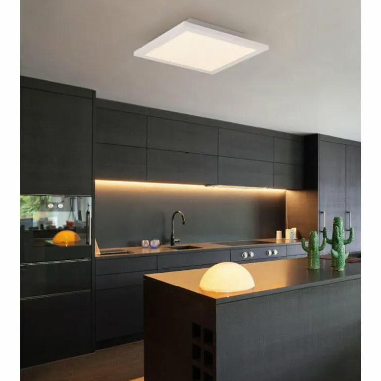 Plafonnier Globo ROSI LED Blanc, 1 lumière