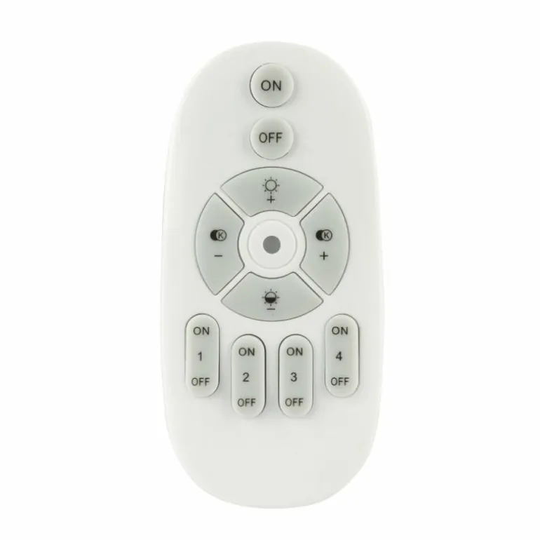 Plafonnier Globo ROSI LED Blanc, 1 lumière, Télécommandes
