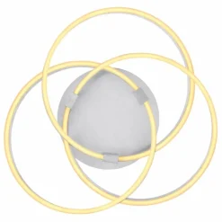 Plafonnier Globo SANNI LED Blanc, 1 lumière