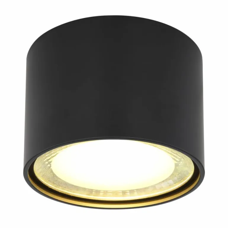 Plafonnier Globo SERENA LED Noir, 1 lumière