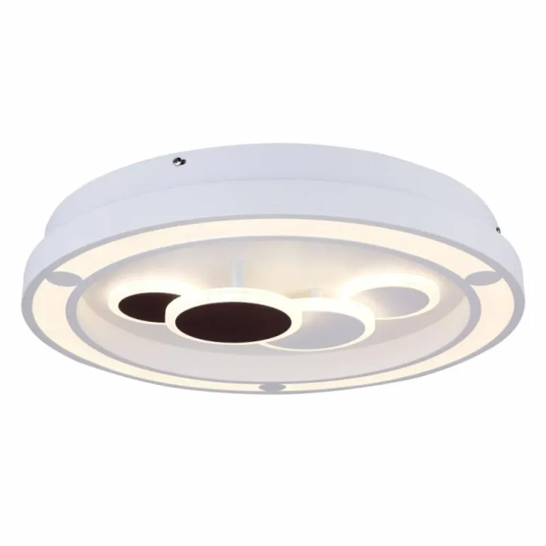 Plafonnier Globo SOLA LED Blanc, 1 lumière, Télécommandes