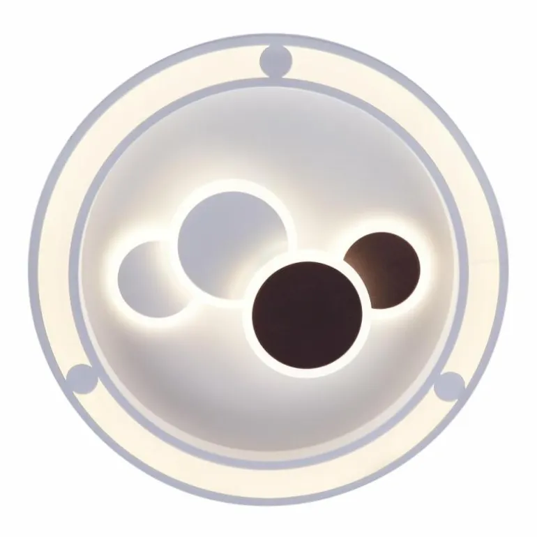 Plafonnier Globo SOLA LED Blanc, 1 lumière, Télécommandes
