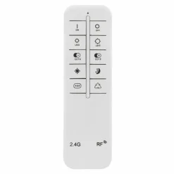 Plafonnier Globo SQUARE LED Blanc, 1 lumière, Télécommandes, Changeur de couleurs