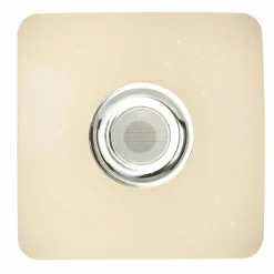 Plafonnier Globo SQUARE LED Blanc, 1 lumière, Télécommandes, Changeur de couleurs