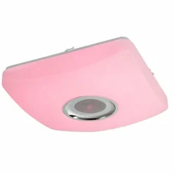 Plafonnier Globo SQUARE LED Blanc, 1 lumière, Télécommandes, Changeur de couleurs