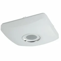 Plafonnier Globo SQUARE LED Blanc, 1 lumière, Télécommandes, Changeur de couleurs