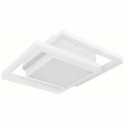 Plafonnier Globo SQUARES LED Blanc, 1 lumière