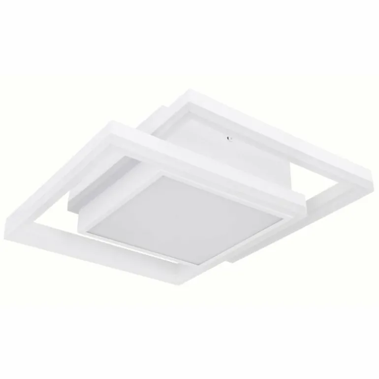 Plafonnier Globo SQUARES LED Blanc, 1 lumière