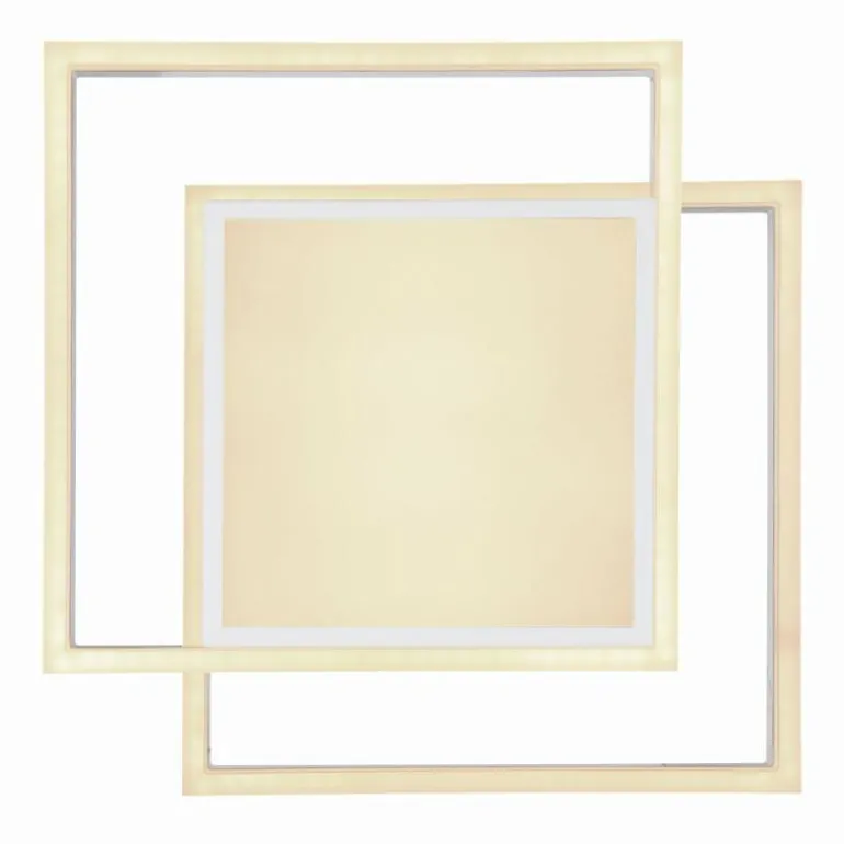 Plafonnier Globo SQUARES LED Blanc, 1 lumière
