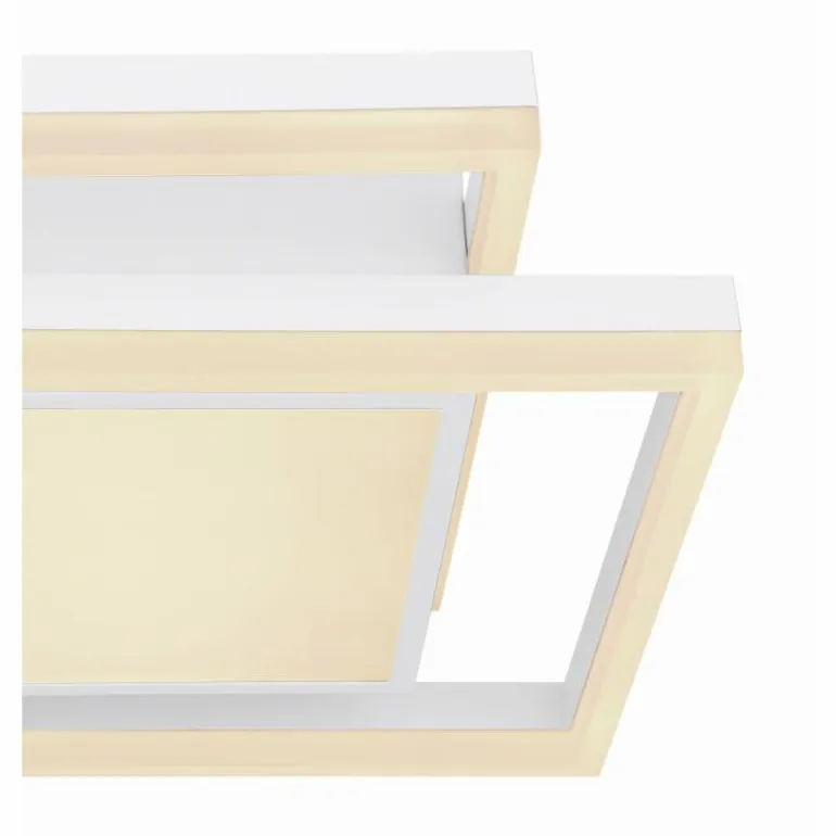 Plafonnier Globo SQUARES LED Blanc, 1 lumière