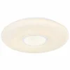 Plafonnier Globo SULLY LED Blanc, 1 lumière, Télécommandes, Changeur de couleurs