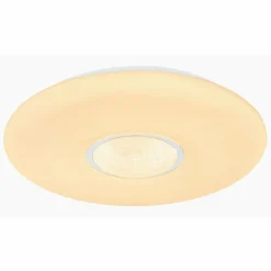 Plafonnier Globo SULLY LED Blanc, 1 lumière, Télécommandes, Changeur de couleurs