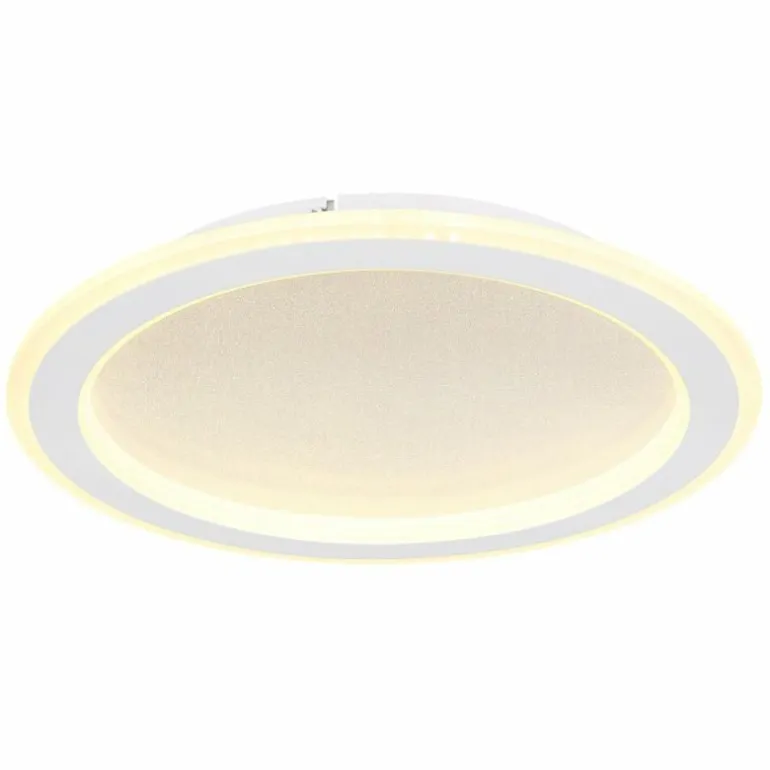 Plafonnier Globo TINI LED Blanc, 1 lumière, Télécommandes