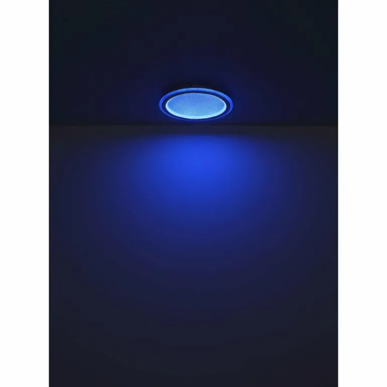 Plafonnier Globo TINI LED Blanc, 2 lumières, Télécommandes, Changeur de couleurs