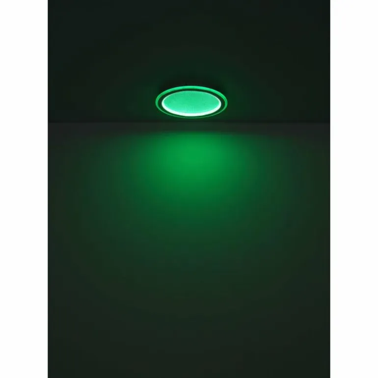 Plafonnier Globo TINI LED Blanc, 2 lumières, Télécommandes, Changeur de couleurs