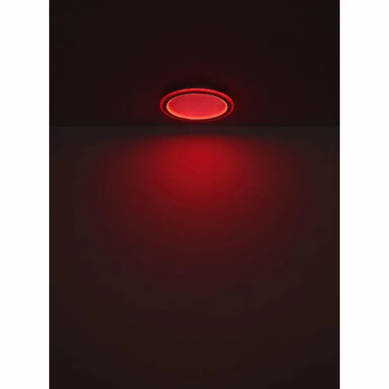 Plafonnier Globo TINI LED Blanc, 2 lumières, Télécommandes, Changeur de couleurs