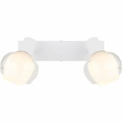 Plafonnier Globo TOKKI Blanc, 2 lumières