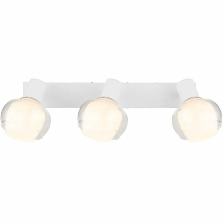 Plafonnier Globo TOKKI Blanc, 3 lumières
