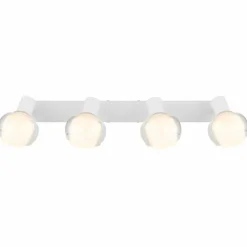 Plafonnier Globo TOKKI Blanc, 4 lumières