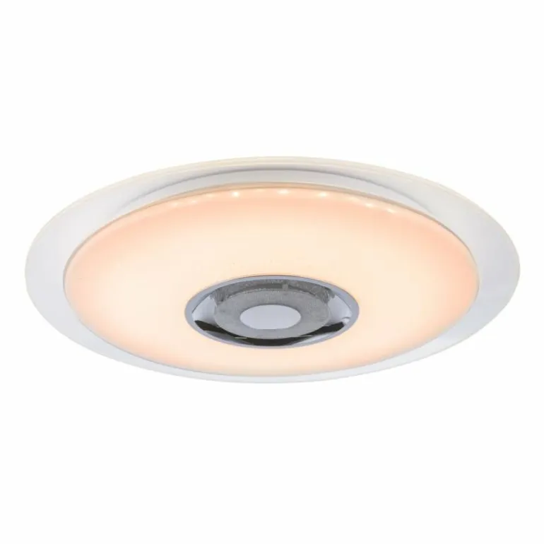 Plafonnier GLOBO TUNE LED Blanc, 2 lumières, Télécommandes, Changeur de couleurs
