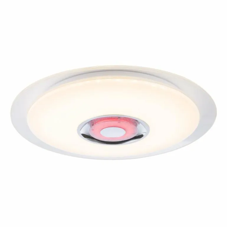 Plafonnier GLOBO TUNE LED Blanc, 2 lumières, Télécommandes, Changeur de couleurs