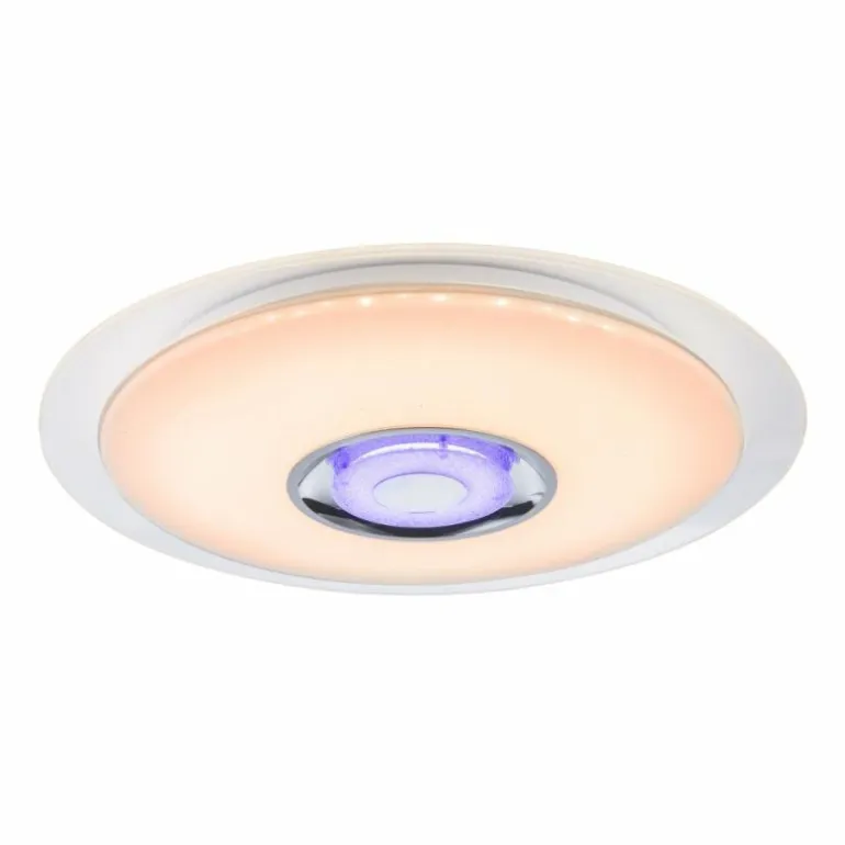 Plafonnier GLOBO TUNE LED Blanc, 2 lumières, Télécommandes, Changeur de couleurs