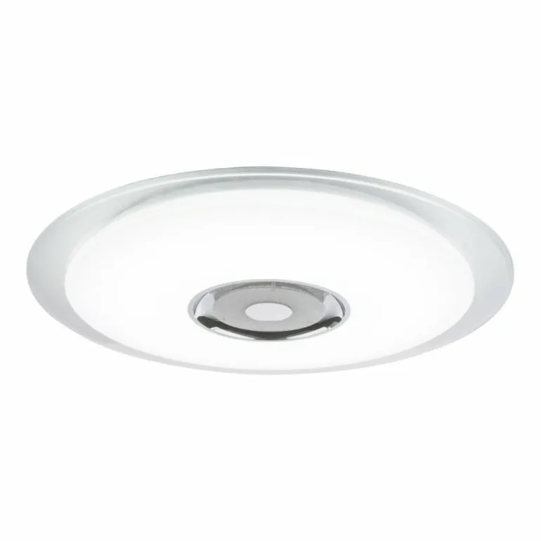 Plafonnier Globo TUNE LED Blanc, 2 lumières, Télécommandes, Changeur de couleurs
