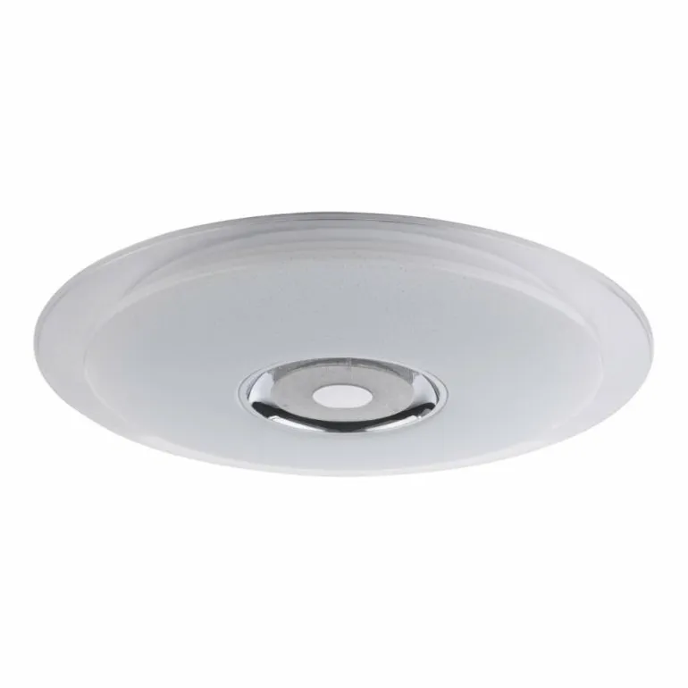Plafonnier Globo TUNE LED Blanc, 2 lumières, Télécommandes, Changeur de couleurs
