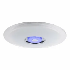 Plafonnier Globo TUNE LED Blanc, 2 lumières, Télécommandes, Changeur de couleurs