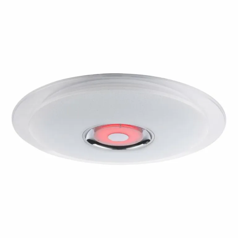 Plafonnier Globo TUNE LED Blanc, 2 lumières, Télécommandes, Changeur de couleurs