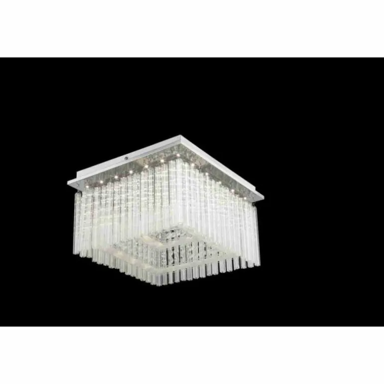 Plafonnier Globo Vince LED Chrome, 1 lumière