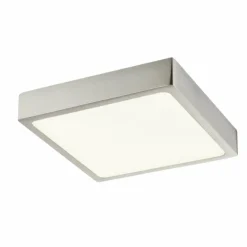 Plafonnier Globo VITOS LED Nickel mat, 1 lumière