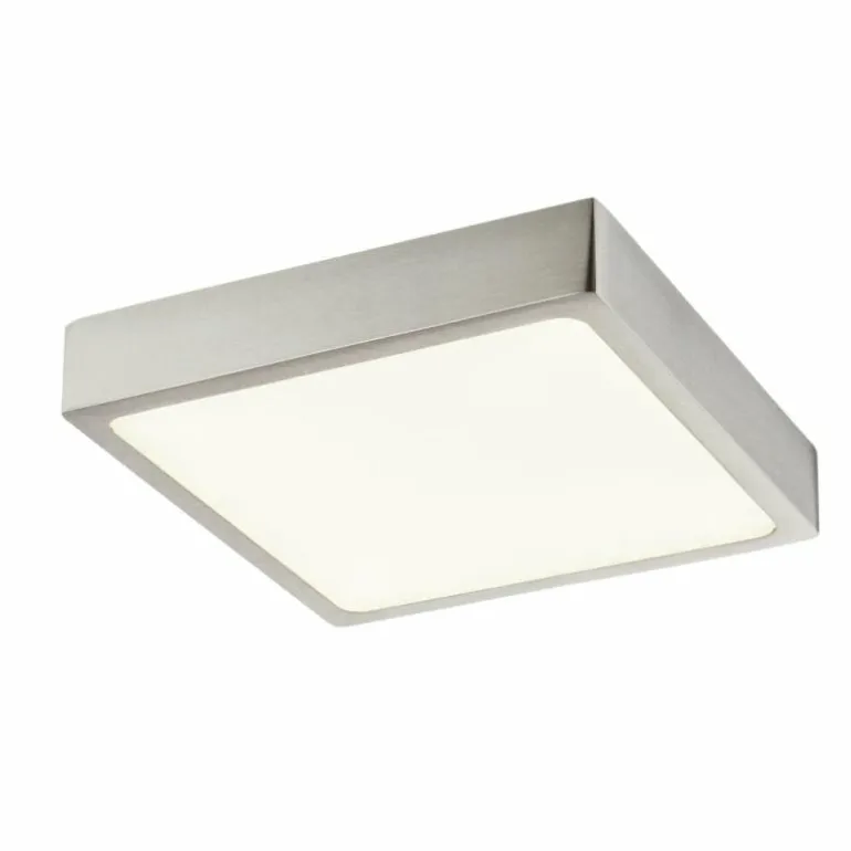 Plafonnier Globo VITOS LED Nickel mat, 1 lumière