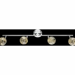 Plafonnier Globo XMAS LED Nickel mat, 4 lumières